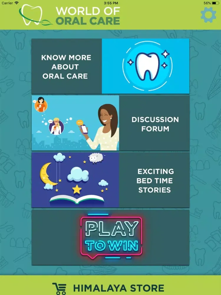 Скриншоты Himalaya World of Oral Care iPad 