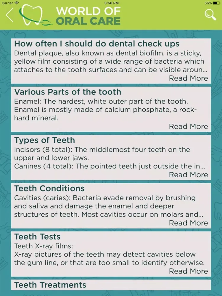 Скриншоты Himalaya World of Oral Care iPad 