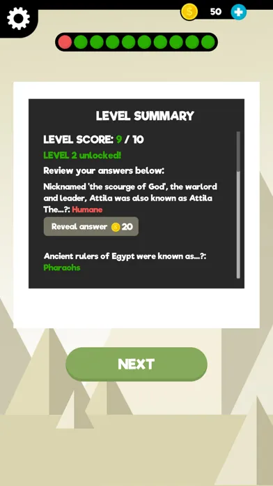 Tangkapan skrin History: Quiz Game & Trivia