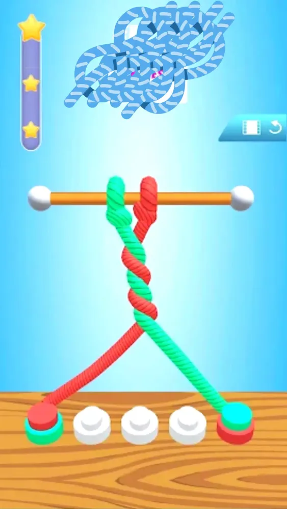 Twisted Tangle Knot 3D Game Screenshots
