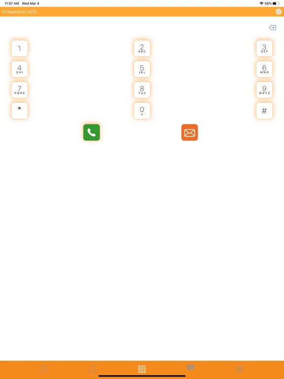Cloud-PBX iPad  スクリーンショット