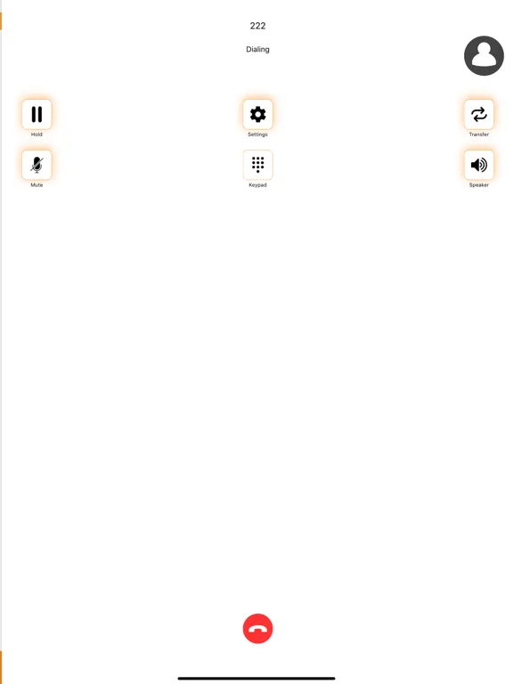 Cloud-PBX iPad  スクリーンショット