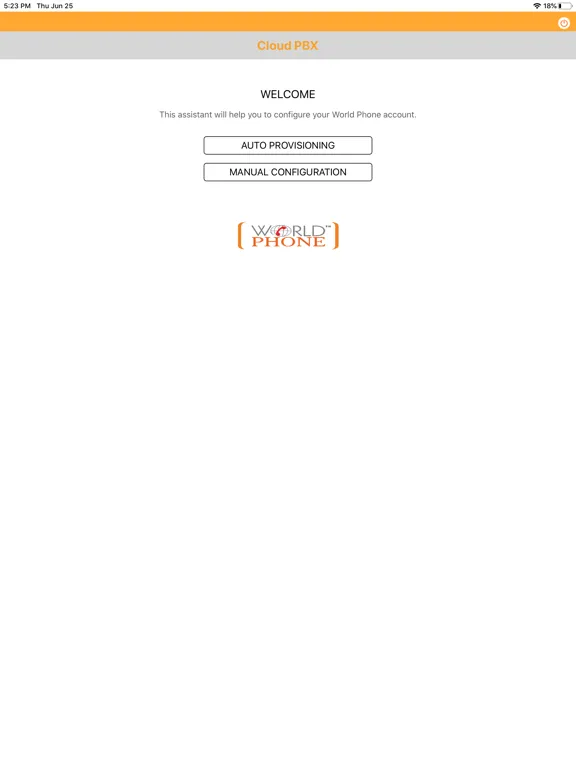 Zrzuty ekranu CPBX iPad 