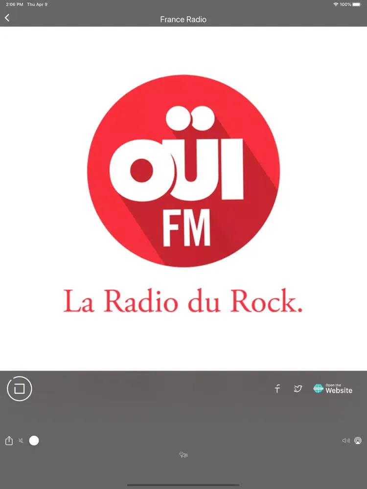 Ảnh chụp màn hình của France Radio Online | FM et AM iPad 