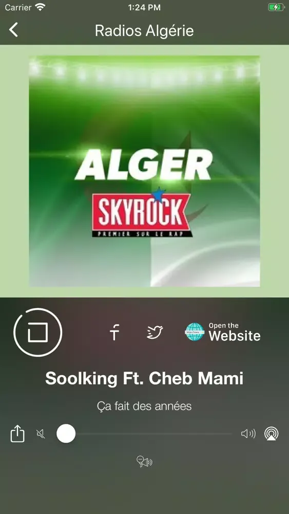 Radios Algérie FM سکرین شاٹس