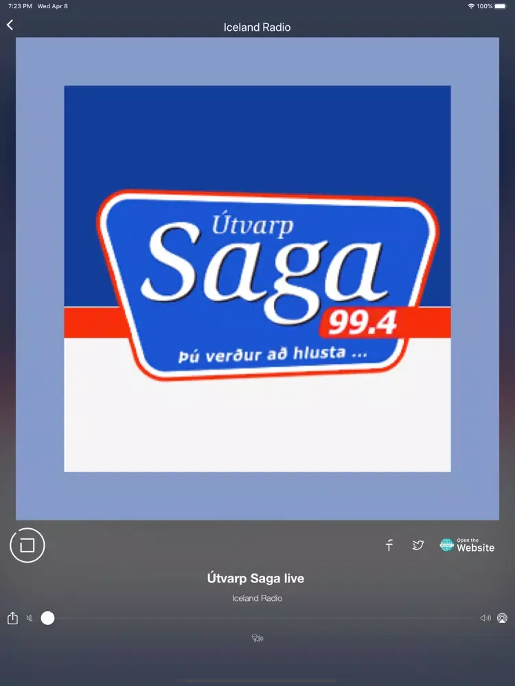 صور Iceland Radio Online iPad 