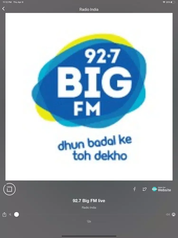 India Radio | Live FM Player iPad  スクリーンショット