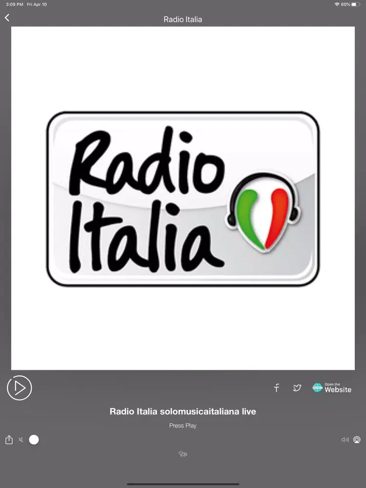 صور Radio Italia Live iPad 
