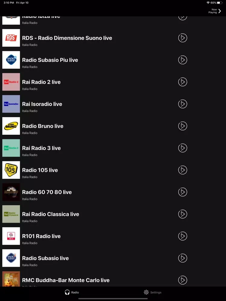صور Radio Italia Live iPad 