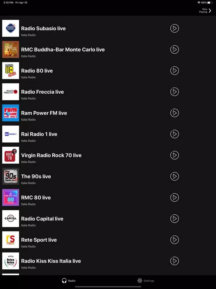 صور Radio Italia Live iPad 