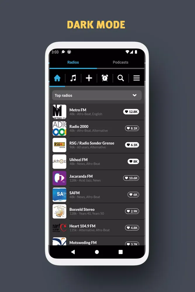South Africa Radio FM online Screenshots