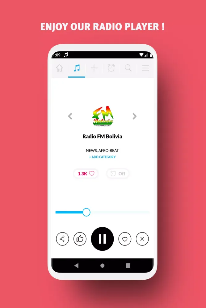 Zrzuty ekranu Radio Bolivia