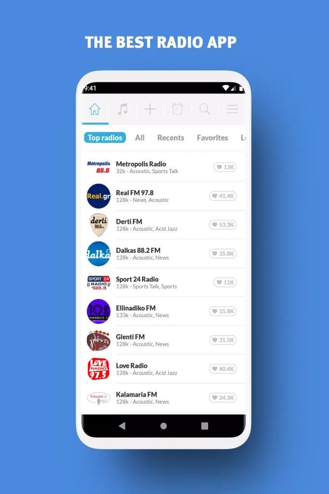 Capturas de pantalla de Radio Greece