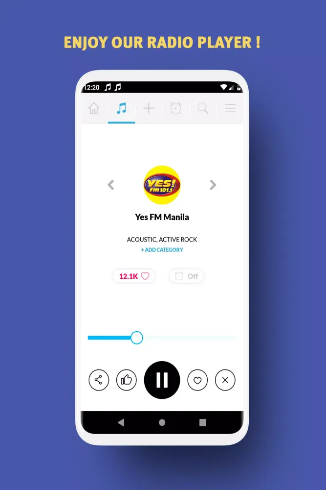 Capturas de tela do Radio Philippines