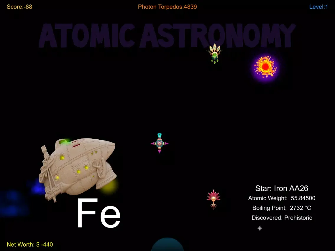 Capturas de pantalla de Atomic Astronomy iPad 