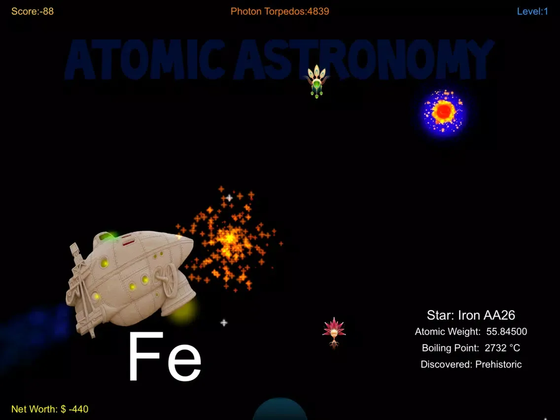 Capturas de pantalla de Atomic Astronomy iPad 