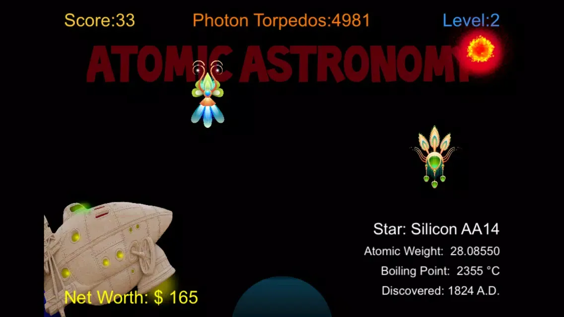 Capturas de pantalla de Atomic Astronomy