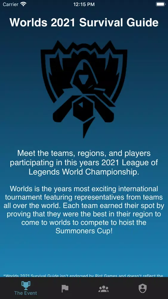 LOL Worlds Guide Screenshots