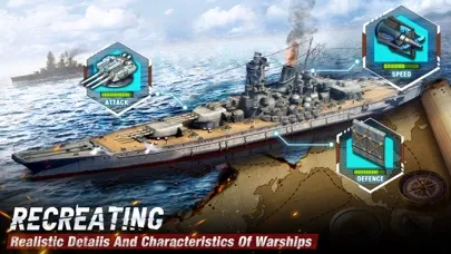Capturas de tela do Naval Legends: Warships