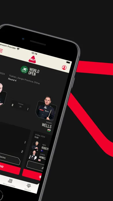 Capturas de pantalla de World Snooker Tour