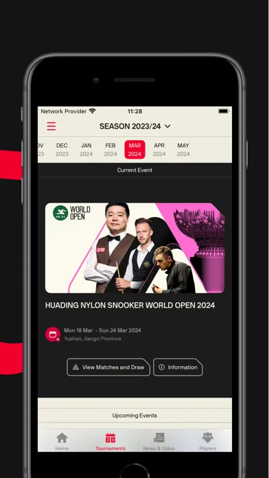 Capturas de pantalla de World Snooker Tour