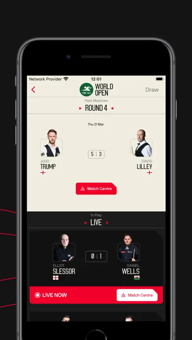 Capturas de pantalla de World Snooker Tour