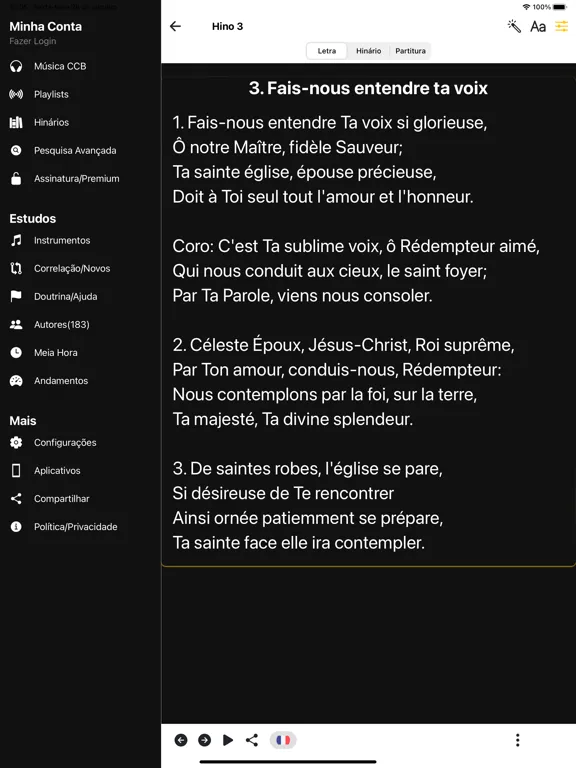 Hinário 5 CCB iPad 應用截圖