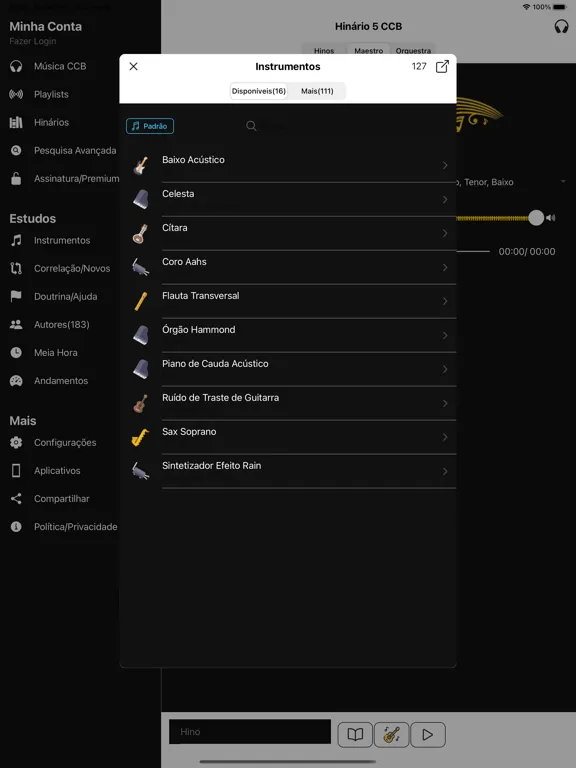 Hinário 5 CCB iPad 應用截圖