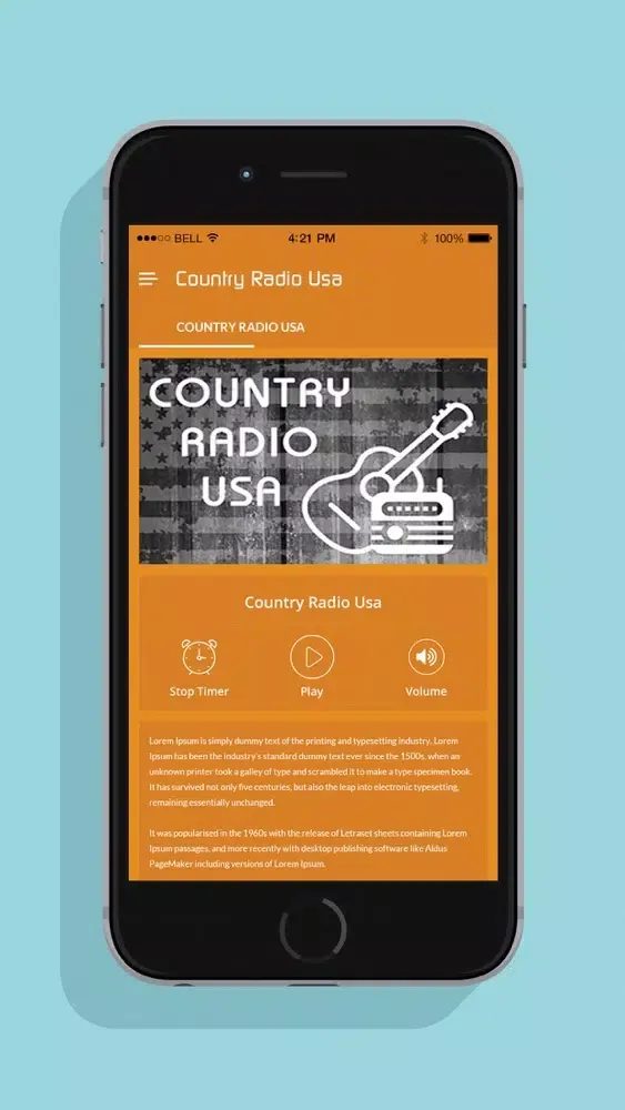 Captures d'écran de Country Radio Usa
