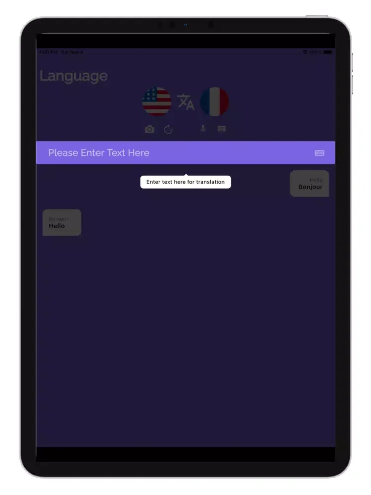 iVoice Valet iPad  স্ক্রিনশট