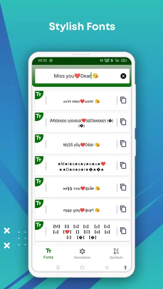 Chat Style for WA :Fonts Screenshots