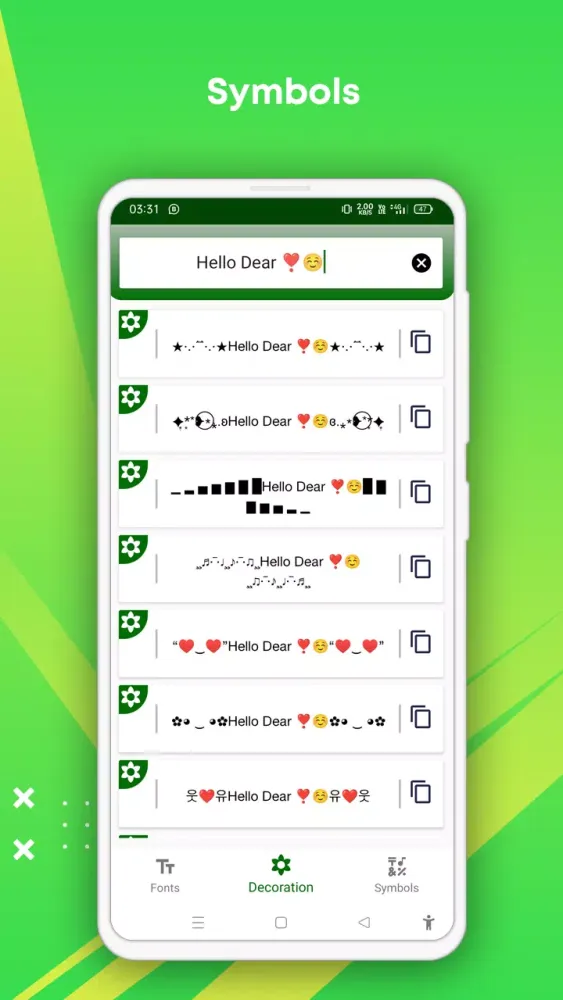Chat Style for WA :Fonts Screenshots
