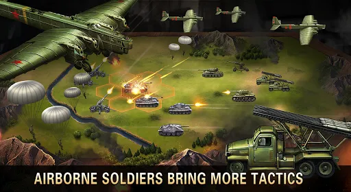 Ảnh chụp màn hình của World War 2:WW2 Strategy Games