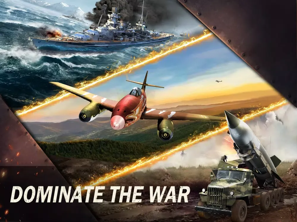 World War 2:Strategy War Games iPad  سکرین شاٹس