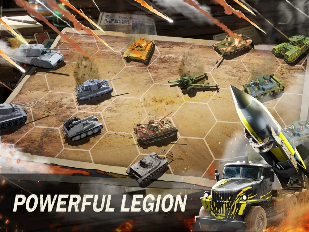 World War 2:Strategy War Games iPad  سکرین شاٹس