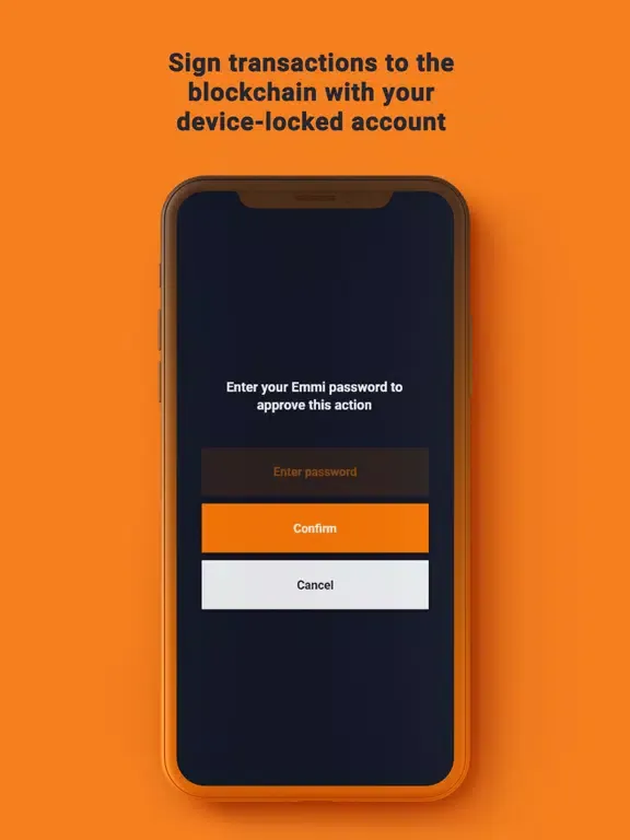Capturas de tela do Emmi Authenticator iPad