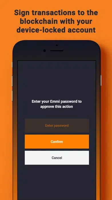 Capturas de tela do Emmi Authenticator