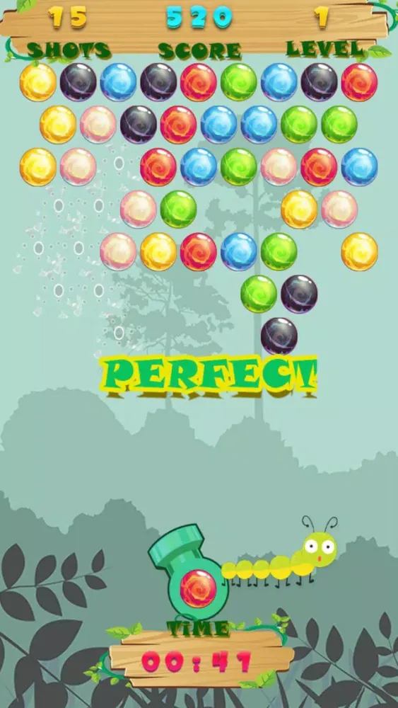 Bubble Shooting The Mega Worm Slither Game स्क्रीनशॉट