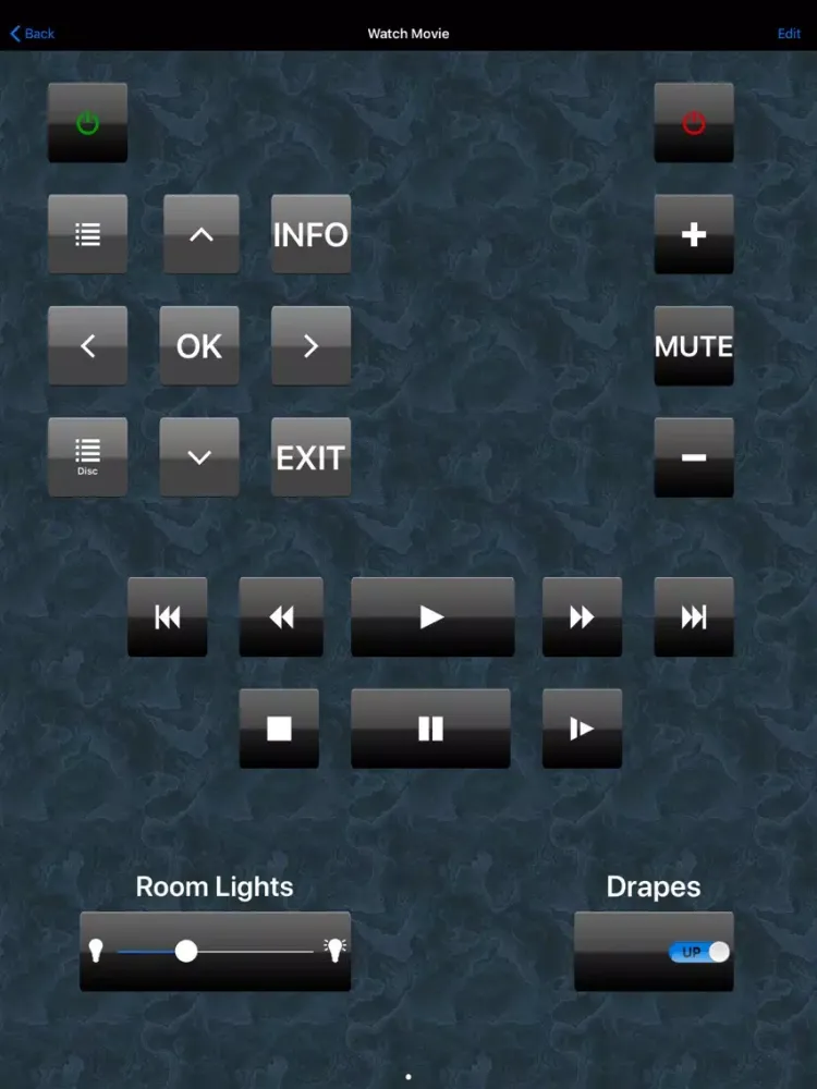 ภาพหน้าจอของ Mote iPad 
