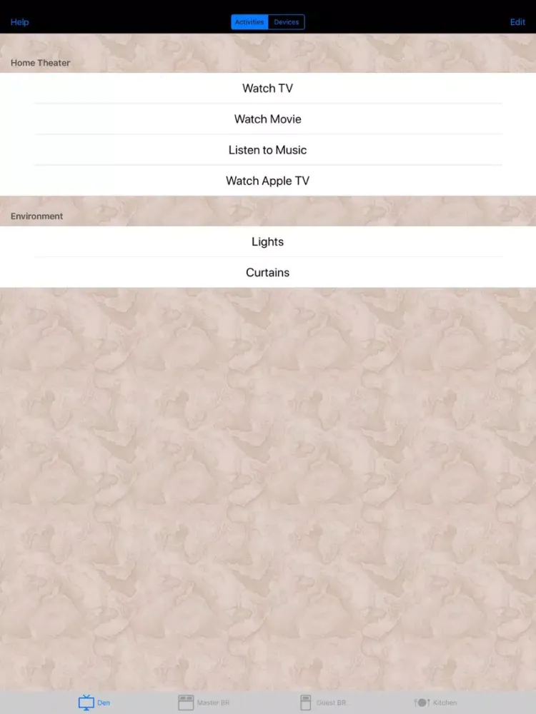 ภาพหน้าจอของ Mote iPad 