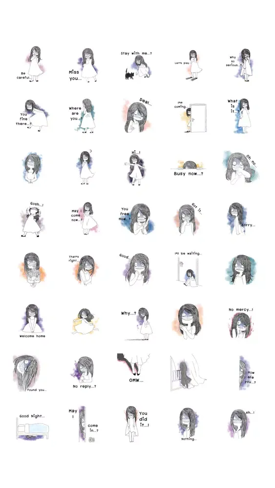 Ảnh chụp màn hình của Worrisome Stickers