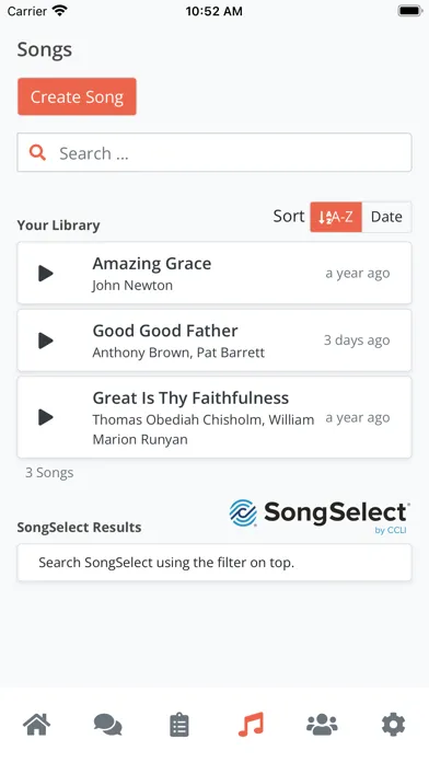 ภาพหน้าจอของ Planning by WorshipTools