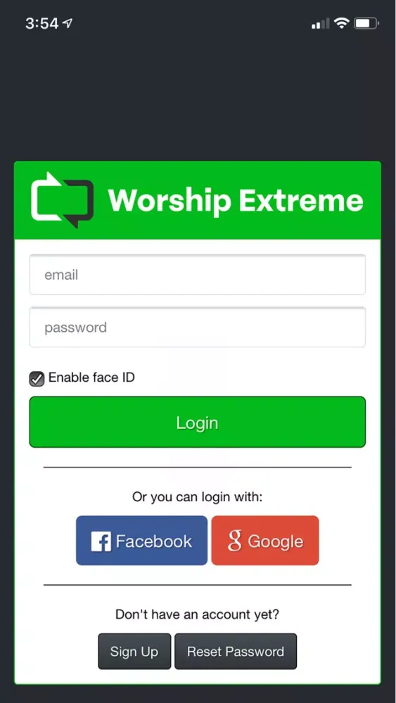 Tangkapan layar Worship Extreme Remote
