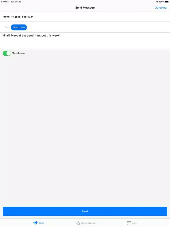 WorshipKit Texting iPad  سکرین شاٹس