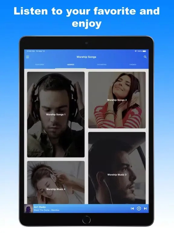 Worship Songs - Worship Music iPad  스크린샷