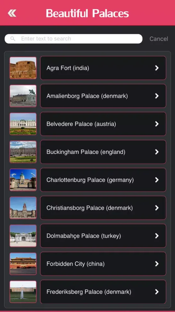 Screenshot di Most Beautiful Palaces of the World