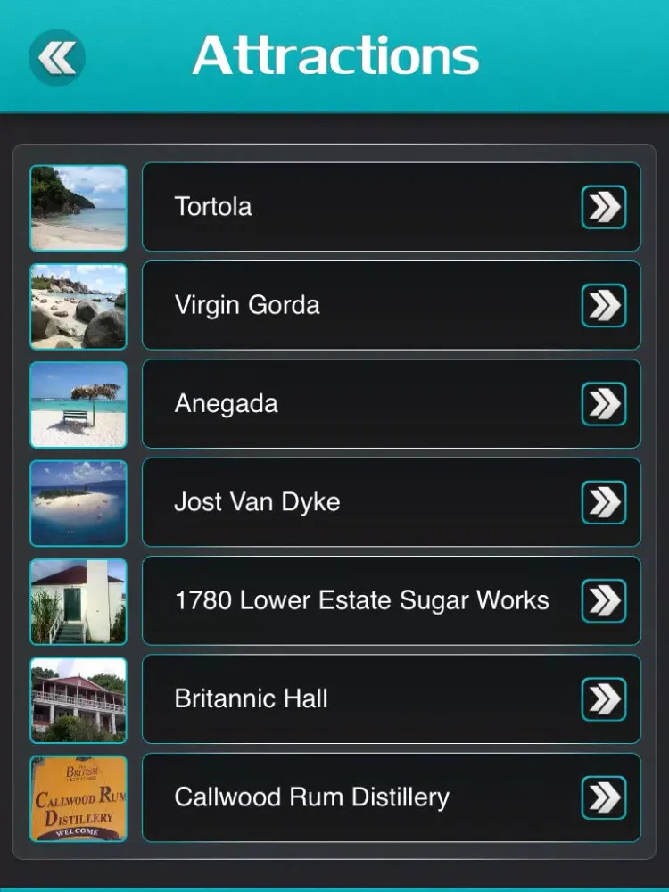 British Virgin Islands Travel Guide - BVI iPad 应用截图