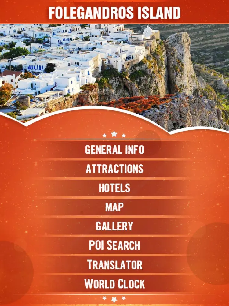 Folegandros Island Travel Guide iPad  スクリーンショット