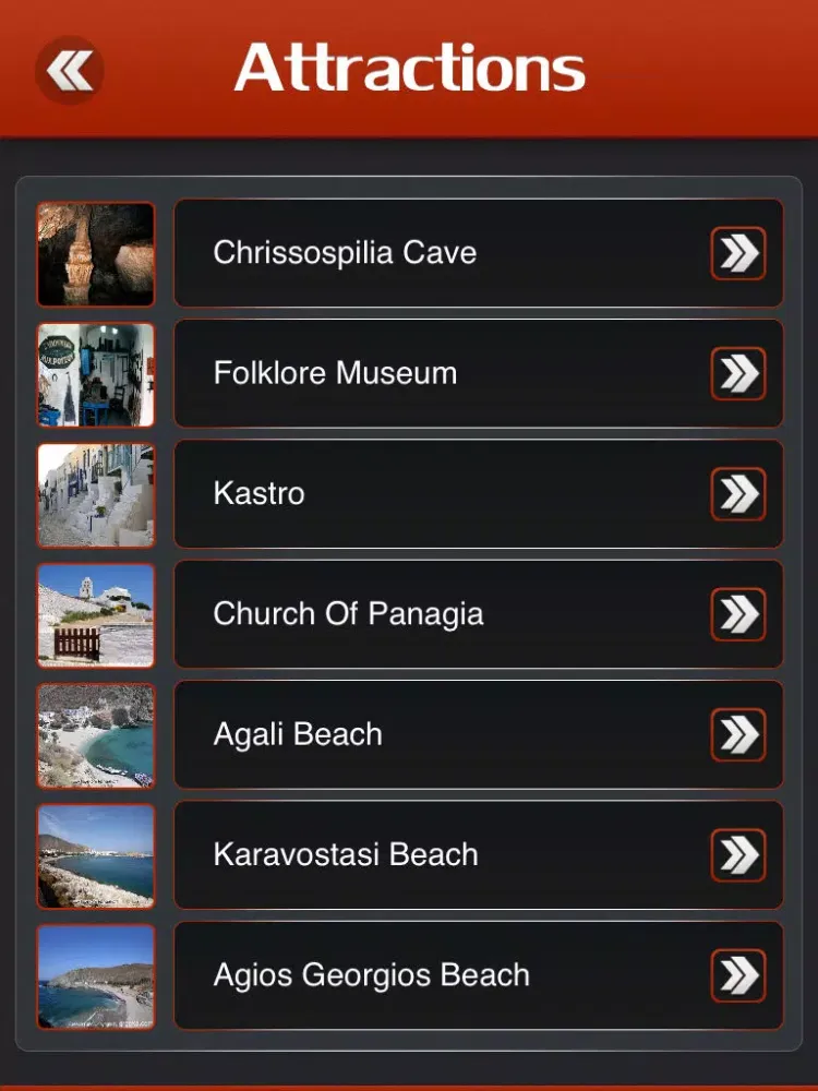 Folegandros Island Travel Guide iPad  スクリーンショット