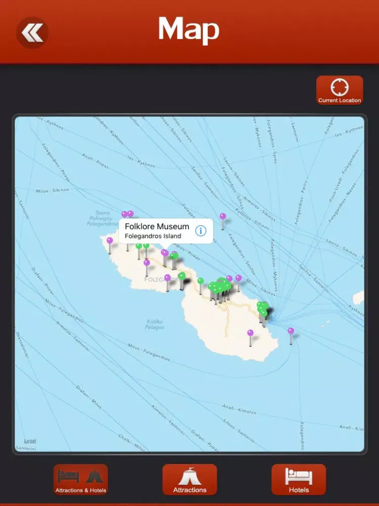 Folegandros Island Travel Guide iPad  スクリーンショット
